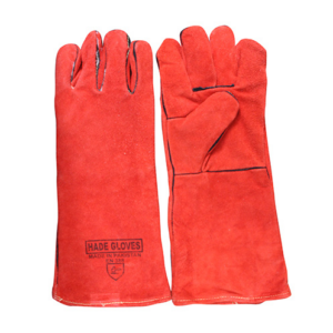 Arc Welding Gloves Red