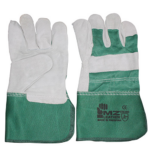 Leather Gloves Super H.D. Green MZ; Pakistan