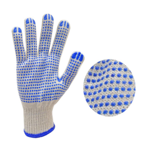 Knitted Dotted Gloves Single Side