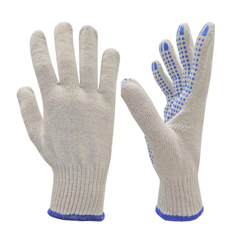 Knitted Dotted Gloves Single Side - Image 3