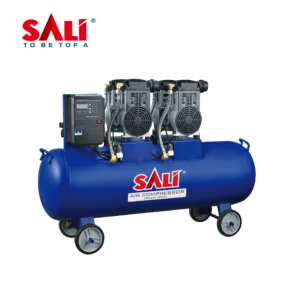 Air Compressor 100L 2*1500W Ultra Quite Oil Free, SALI