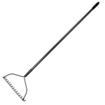 Bow Rake 14th W/ Metal Handle