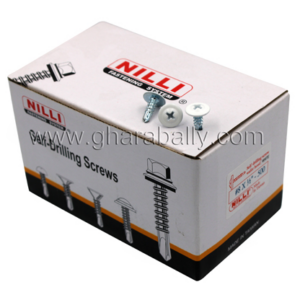 Self Drilling Screw Wafer Head, White, Taiwan