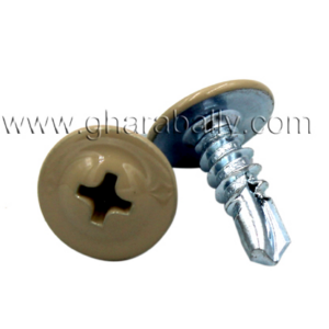 Self Drilling Screw Wafer Head, Dark Beige, Taiwan