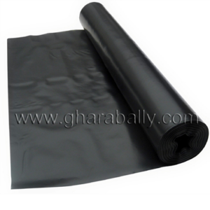 Plastic Roll 250 Mic 4 X 25Mts, Black