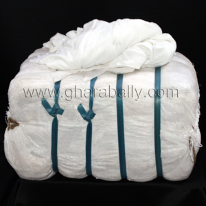 Cotton Rags White Small Non-Stitched