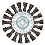 Wheel Brush, Twisted W/Nut., Sali