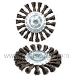 Wheel Brush S.S., Twisted W/Nut; Sali