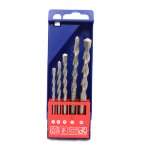 5Pcs Masonry Drill Bit Set, Sali