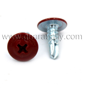Self Drilling Screw Wafer Head, Red, Taiwan