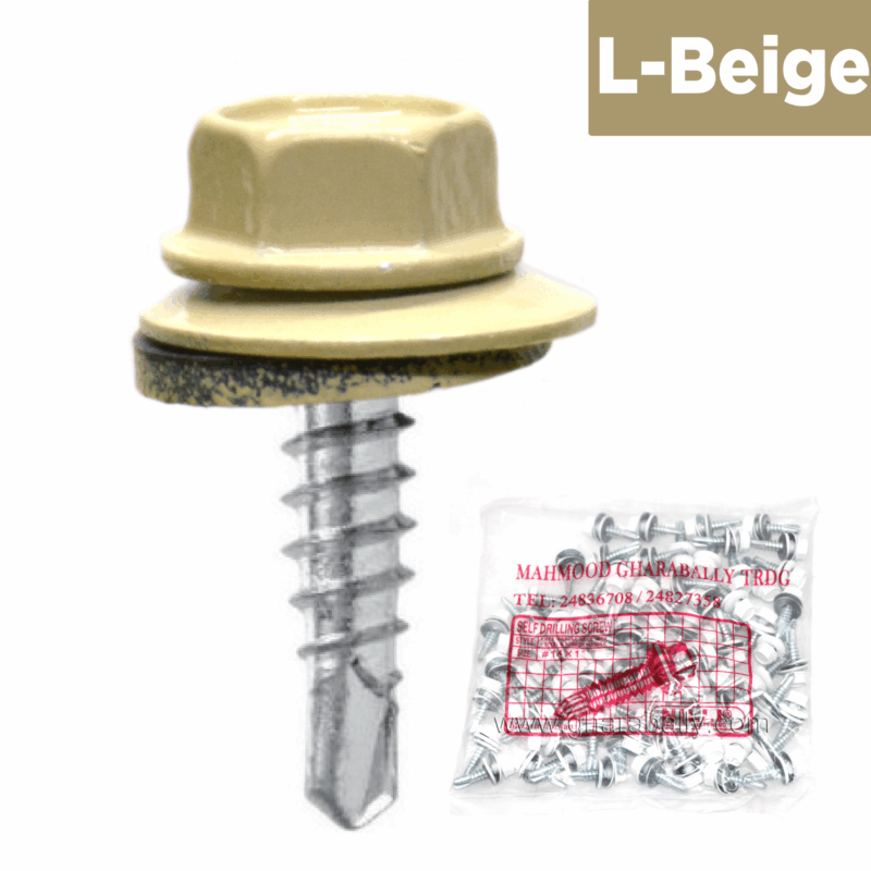 SDS Kirby Screw #14x1" Light Beige, Nilli Taiwan