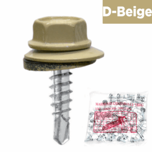 SDS Kirby Screw #14x1" Dark Beige, Nilli Taiwan