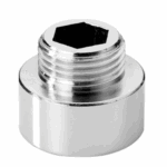 Chrome Converter 1/2" x 3/4" 15mm