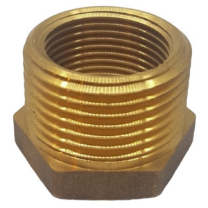 Brass Reducer 1/2"x 3/8"