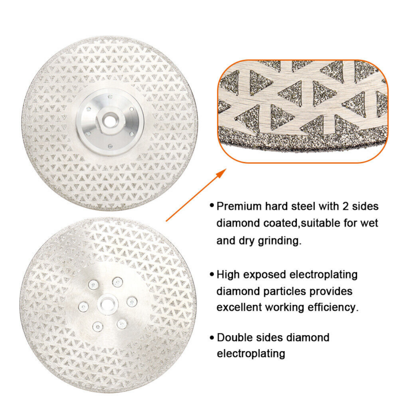 Diamond Disc M14 - 4.5", Flange; Sali - Image 2