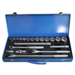 Socket Set 1/2"x20pcs, 7/16"--1-1/4"; Taiwan