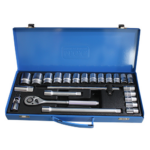 Socket Set 1/2"x24pcs, 10-32mm; Taiwan