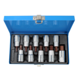 Hex Socket Set 1/2"x10pcs; Taiwan