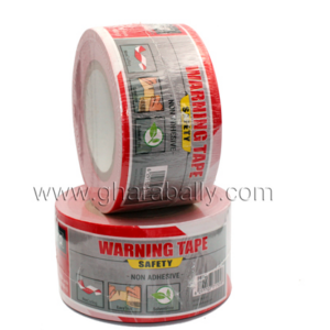 Warning Tape R+W 7cm X 300Yds, Vira; UAE