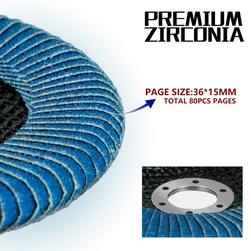 Flap Disc Curved S.S. 4-1/2", Sali - Image 2