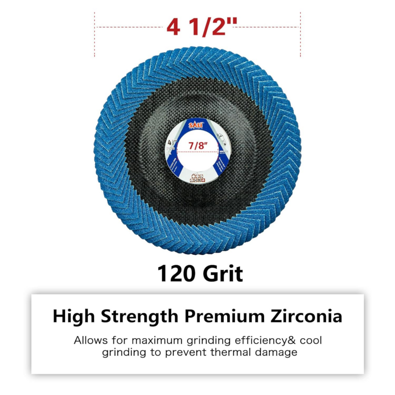 Flap Disc Curved S.S. 4-1/2", Sali - Image 4