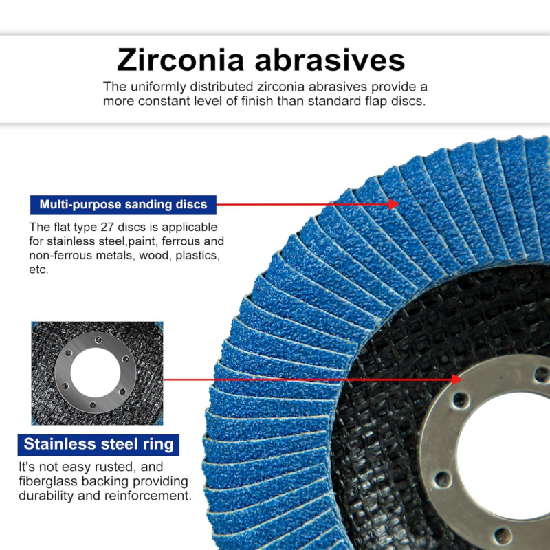 Flap Disc Curved S.S. 4-1/2", Sali - Image 6