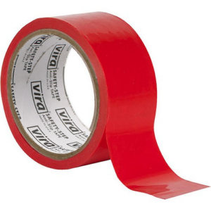 Safety Floor Marking Tape Red 2" X 33Mtr, Vira